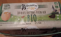 Mängden socker i 10 oeufs BIO