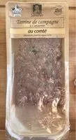 Mängden socker i Terrine de campagne à l’ancienne au comté