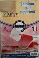 Mängden socker i Jambon cuit supérieur