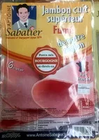 Mängden socker i jambon cru supérieur