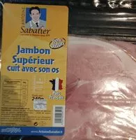 Mängden socker i Jambon Supérieur cuit avec son os