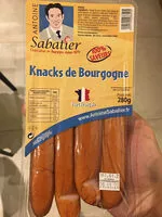 Mängden socker i Knacks de Bourgogne