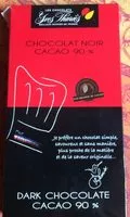 Mängden socker i Tablette chocolat noir cacao 90%