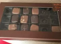 Mängden socker i Bonbons de chocolats noirs et assortis