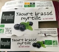 Mängden socker i 4X125G YAOURT Vache Myrtilles