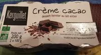 Mängden socker i Creme Cacao - dessert fermier au lait entier