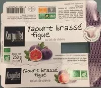 Mängden socker i Yaourt brassé figue au lait de chèvre