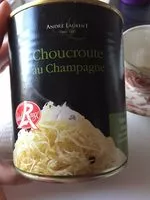 Mängden socker i Choucroute Au Champagne Sauerkraut André Laurent