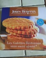 Mängden socker i Galettes bretonnes sans sucres ajoutés
