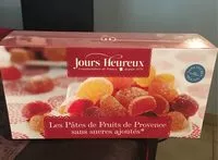 Mängden socker i Pates de fruit de provence