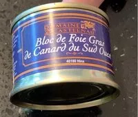 Mängden socker i Bloc de foie gras de canard du sud ouest