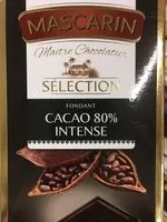 Mängden socker i Cacao 80% intense