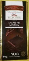 Mängden socker i Mascarin Sélection Fondant Cacao 72%
