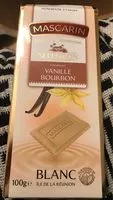 Mängden socker i Chocolat blanc fondant vanille bourbon