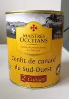 Mängden socker i Confit de canard du sud ouest