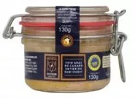 Mängden socker i FOIE GRAS DE CANARD ENTIER DU SUD OUEST  300G