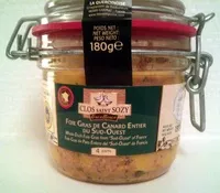 Mängden socker i Foie Gras de Canard Entier du Sud-Ouest