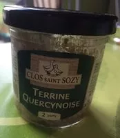 Mängden socker i Terrine quercynoise