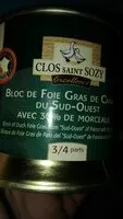 Mängden socker i Bloque Foie Gras Pato 30% Trozos 200 GR.