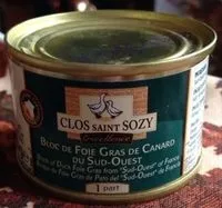 Mängden socker i Bloc De Foie Gras De Canard Du Sud Ouest