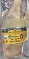 Mängden socker i Cuisse de canard du Sud-Ouest