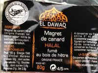 Mängden socker i Magret de canard