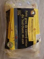 Mängden socker i Foie gras de canard entier mi cuit au poivre