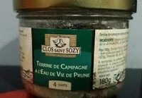 Mängden socker i Terrine de campagne