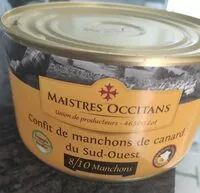 Mängden socker i Confit de manchons de canard