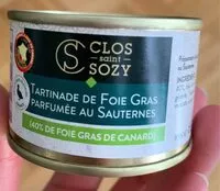 Mängden socker i Tartinade de Foie Gras parfumée au Sauternes