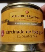 Mängden socker i Tartinade de foie gras au sauternes