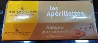 Mängden socker i Rillettes pur canard au foie gras