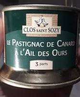 Mängden socker i Le Pastignac de Canard à l'ail des ours