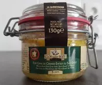 Mängden socker i foie gras de canard entier du Sud Ouest