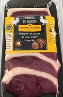 Mängden socker i Magret de canard