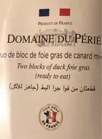 Mängden socker i Duo de bloc de foie gras de canard mi-cuit