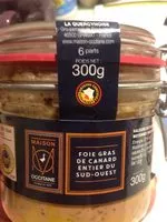 Mängden socker i Foie gras de canard