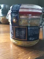 Mängden socker i Foie gras de canard entier du sud ouest