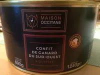 Mängden socker i Confit de canard du sud-ouest