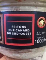 Mängden socker i Fritons pur canard du sud-ouest