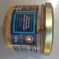 Mängden socker i Rillettes pur canard du sud ouest