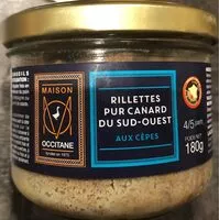 Mängden socker i Rillettes pur canard du sud ouest