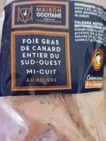 Mängden socker i Foie gras de canard entier
