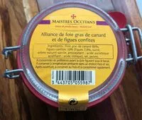 Mängden socker i Alliance de foie gras de canard et de figues confites