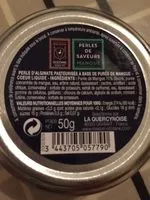 Mängden socker i Perle d'alginate pasteurisée à base de purée de mangue