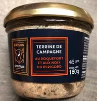 Mängden socker i Terrine de Campagne au roquefort