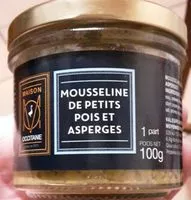 Mängden socker i Mousseline petit pois et asperges