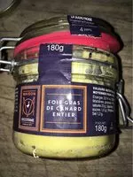 Mängden socker i Foie gras de canard entier