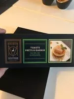 Mängden socker i Toasts prets a garnir