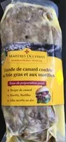 Mängden socker i Viande de canard confite au foie grad et morilles
